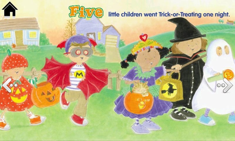 Five Trick Or Treaters