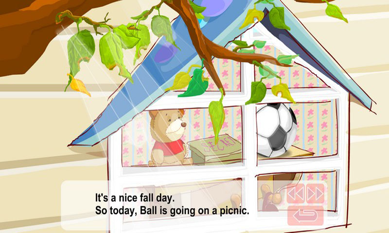 Ball goes on a picnic