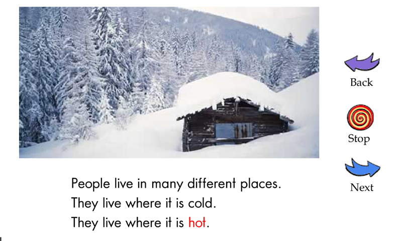 Places people live