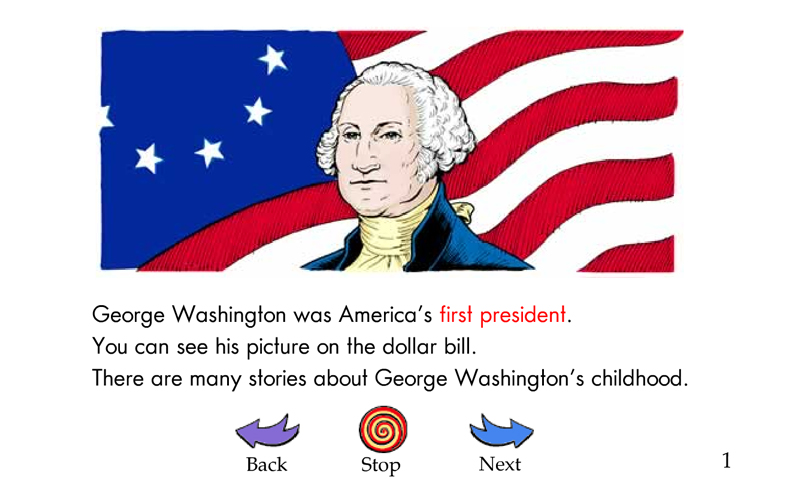 Childhood stories of George Washington
