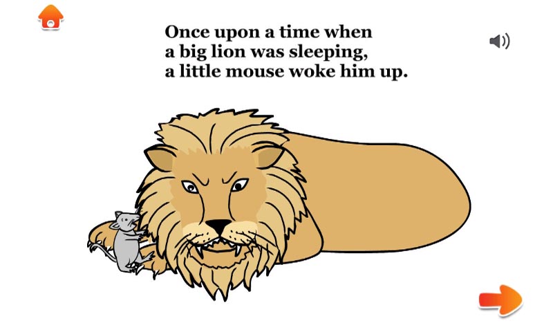 The mouse and the lion