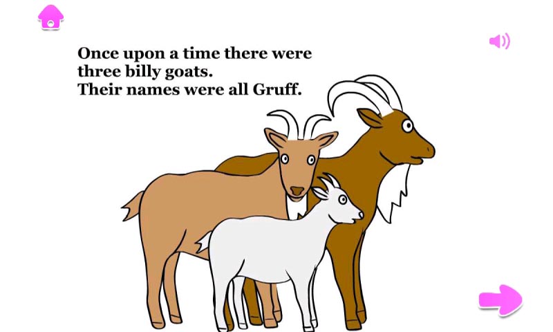 The three billy goats Gruff