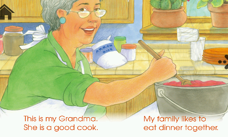 My grandma likes to cook