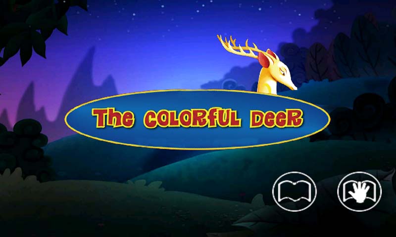 The colorful deer