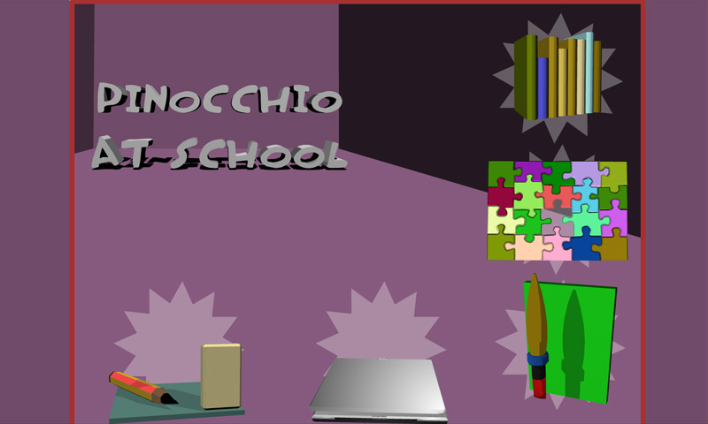 Pinocchio at school